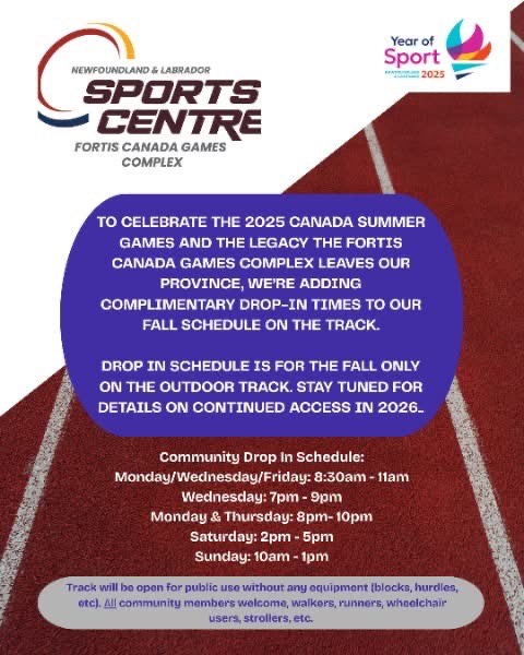 Fortis Canada Games Complex - Hourly Rates